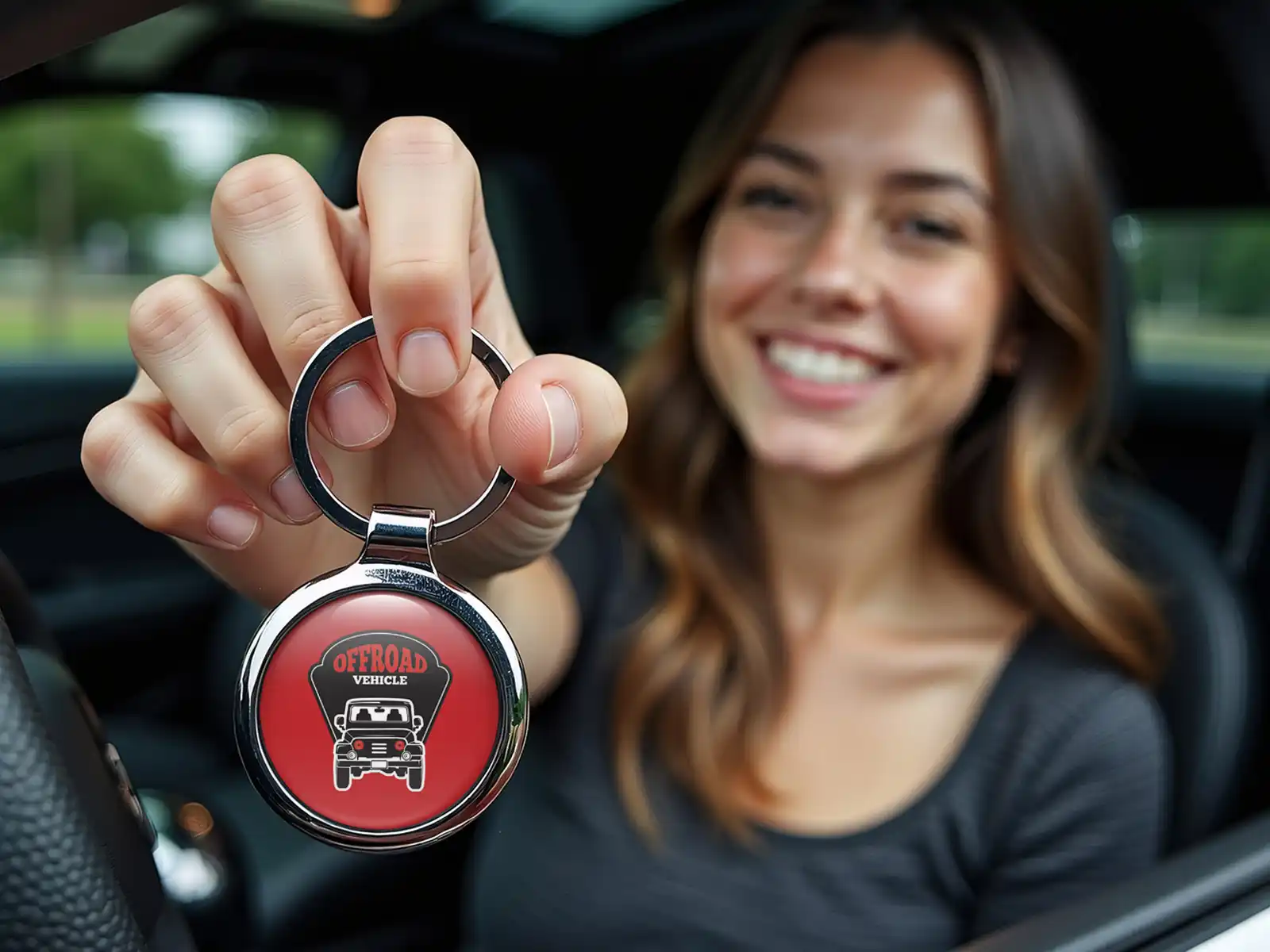 Keychains Designer Ring Steel Force